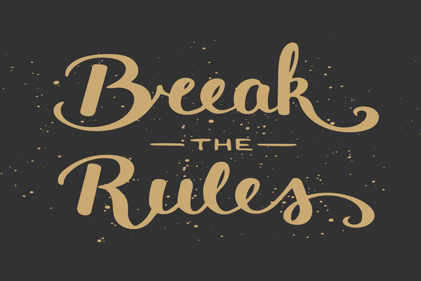 Break the tratitional rules of dating